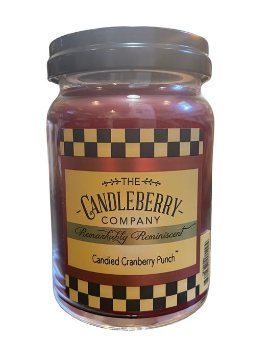 Candied Cranberry Punch Candleberry Large Jar Candle