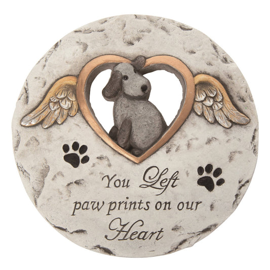 SALE Stone 9.75" Multicolor Spring Memorial Pet Garden Stone