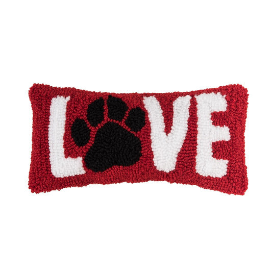 Valentine's Day Love Paw Throw Pillow