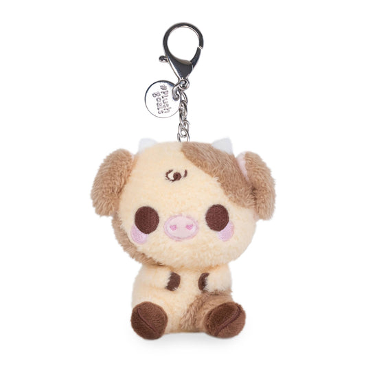 Mini Moocha Keychain (Cute Kawaii Soft Pastel Cow Plush)