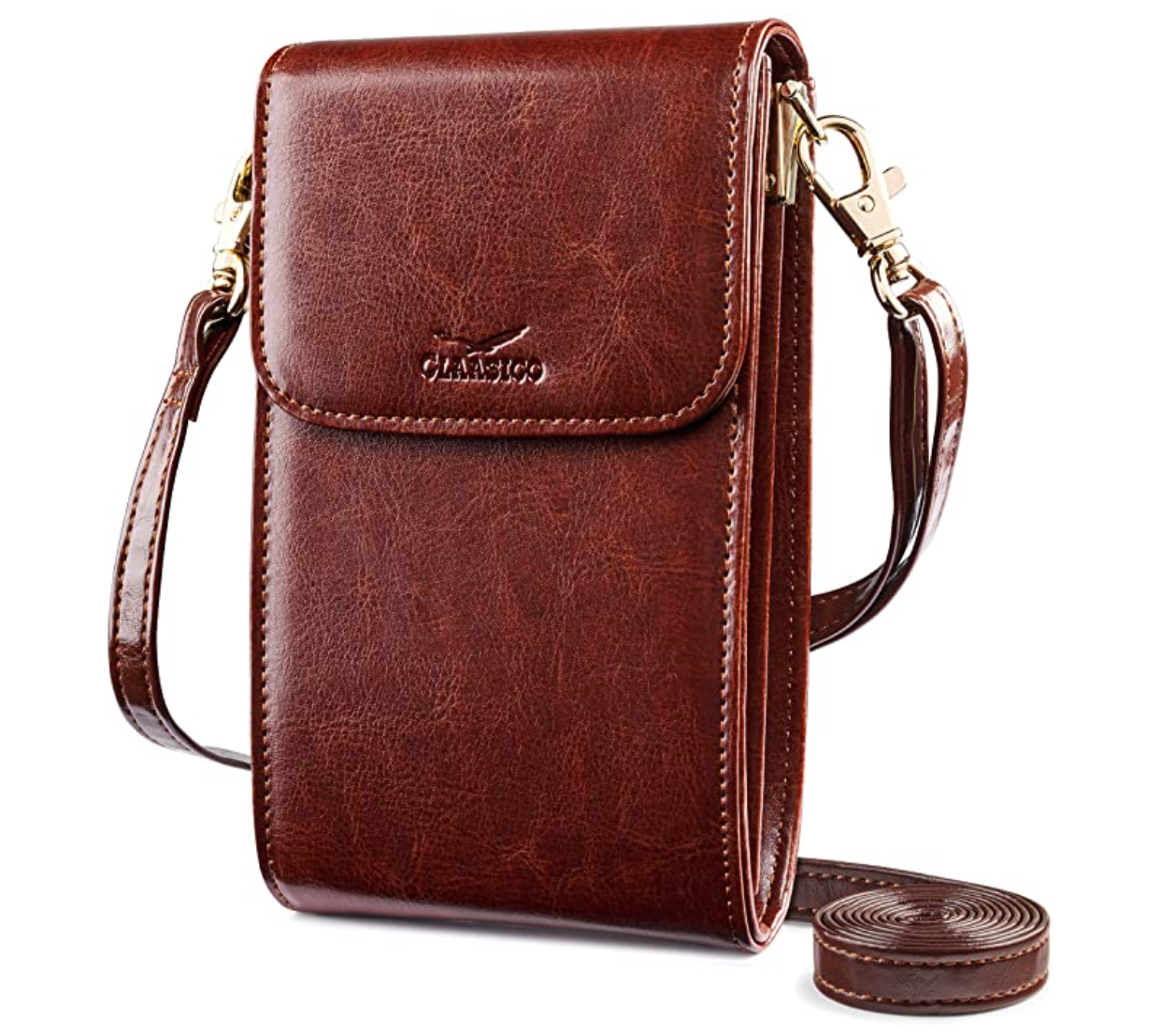 Crossbody Phone Wallet - Sleek and Compact Design: Nevy Blue