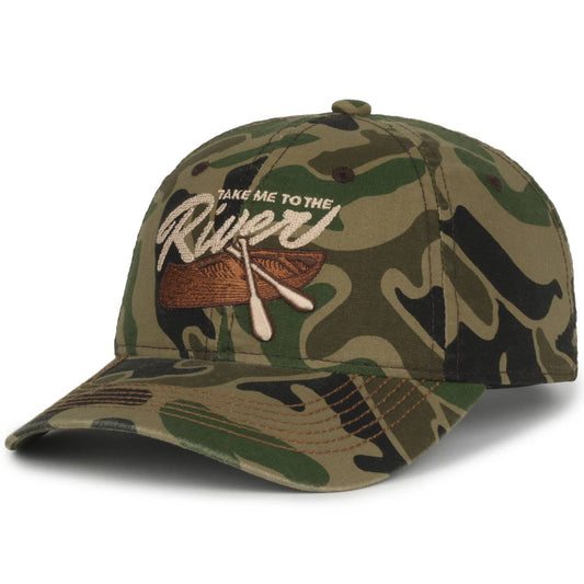 Paddler Take Me To The River Camo Cap