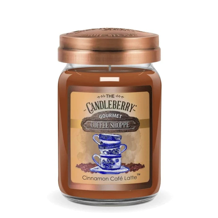 Coffee Shoppe - Cinnamon Café Latte ™, Large Jar Candle