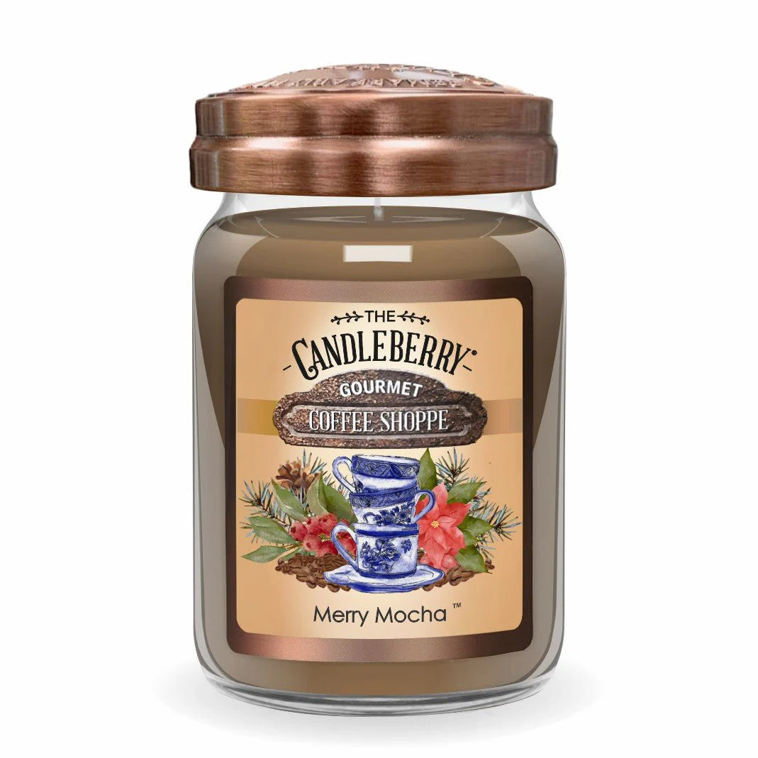 Coffee Shoppe - Merry Mocha™, Large Jar Candle