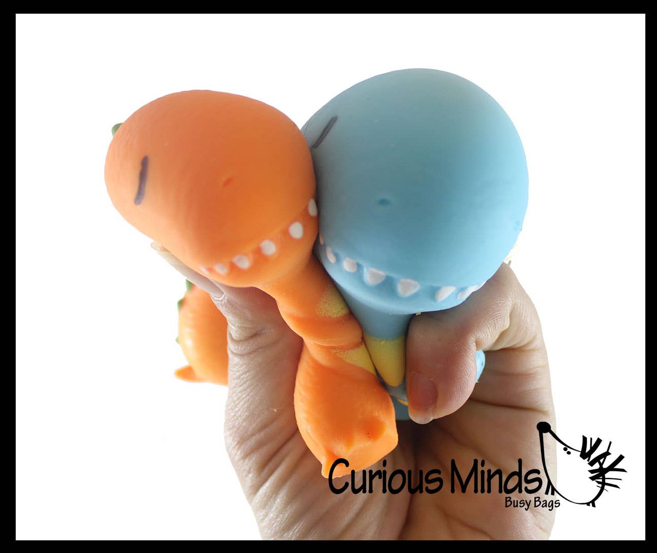 1 Dinosaur Soft Cream Doh Filled Stress Ball - Squishy Gooe