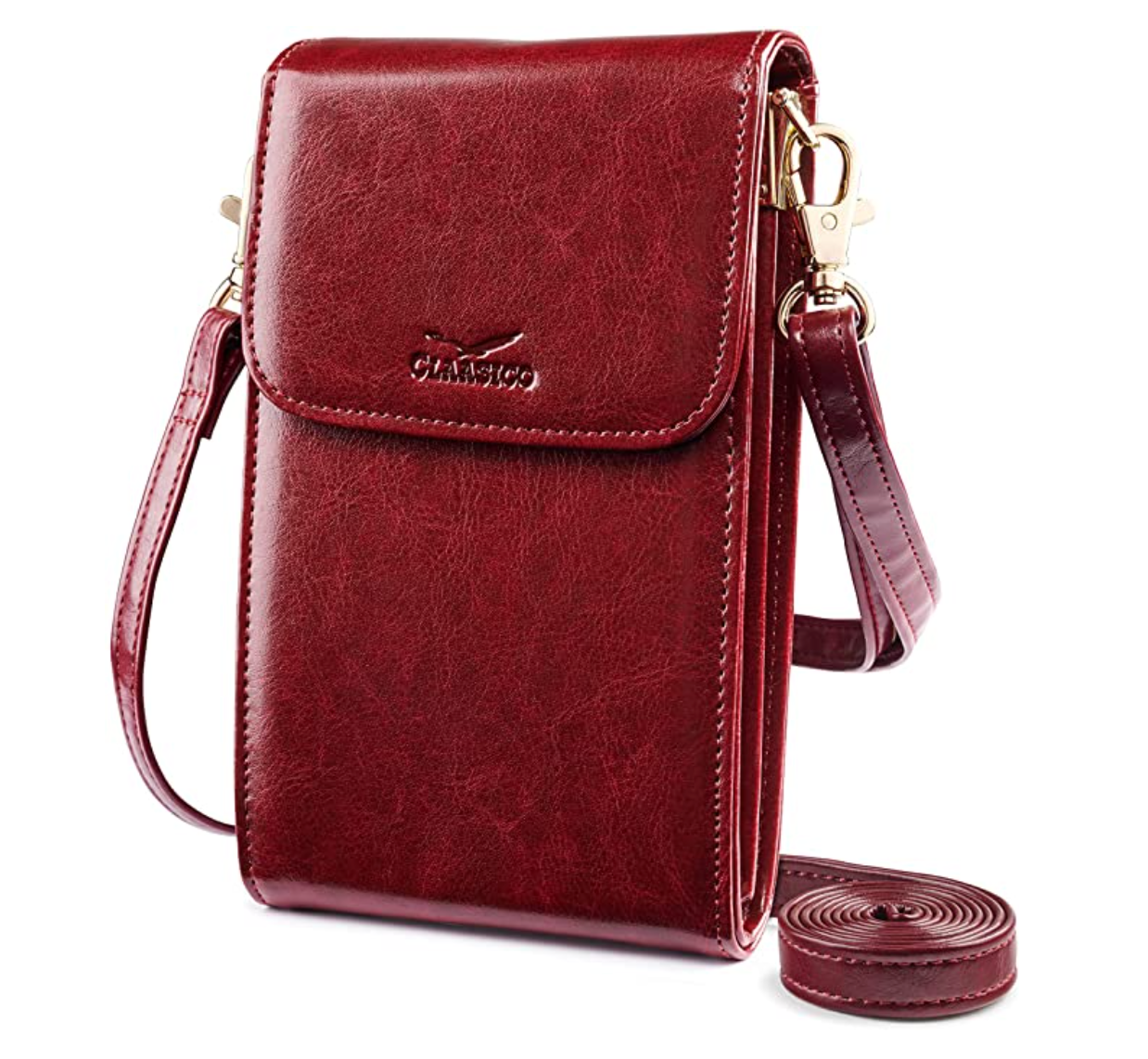 Crossbody Phone Wallet - Sleek and Compact Design: Nevy Blue