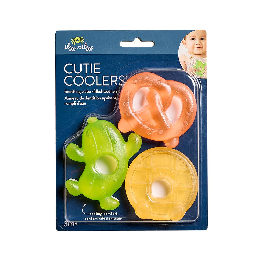 *NEW OPTION* Cutie Coolers™ Water Filled Teethers (3-pack): Silly Foods
