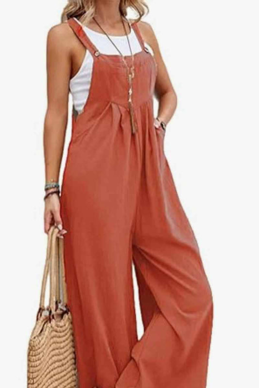 CWSJS1137_CASUAL SOLID COLOR SLEEVELESS SUSPENDERS: Orange / (S) 1