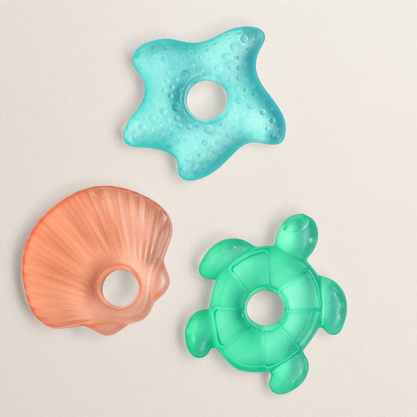 *NEW OPTION* Cutie Coolers™ Water Filled Teethers (3-pack): Silly Foods