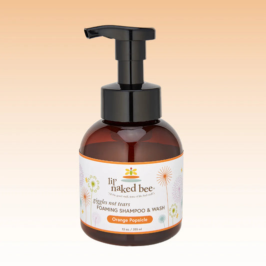 12 oz. Orange Popsicle Giggles Not Tears Foaming Shampoo & Wash