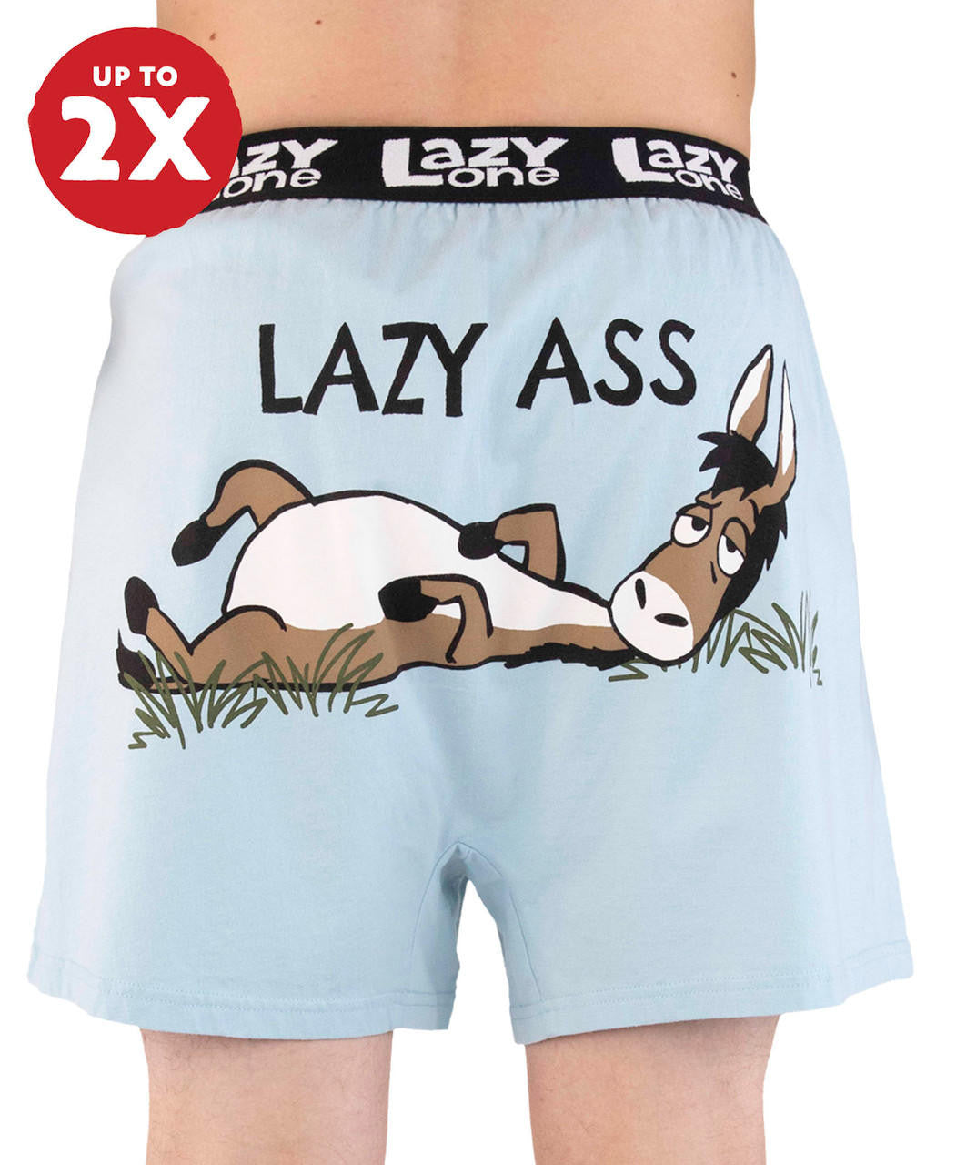 Lazy Ass Blue Boxers