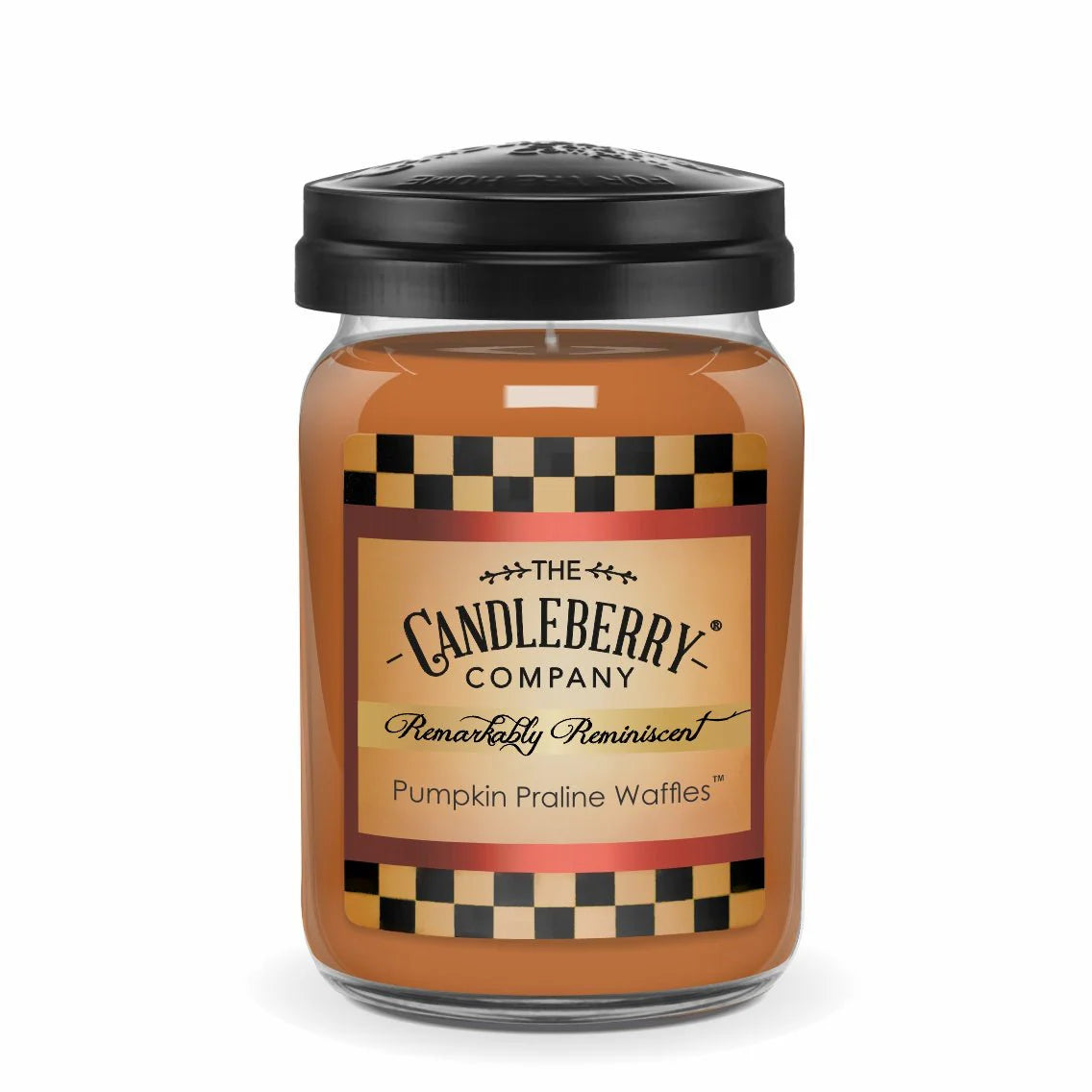 Pumpkin Praline Waffles Candleberry Large Jar Candle