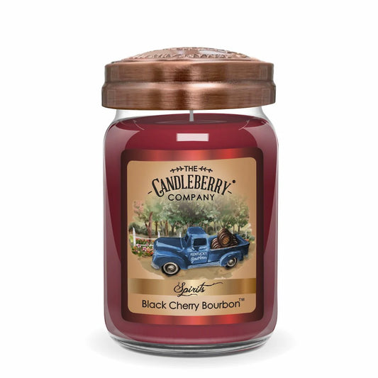 SPIRITS - Black Cherry Bourbon™, Large Jar Candle