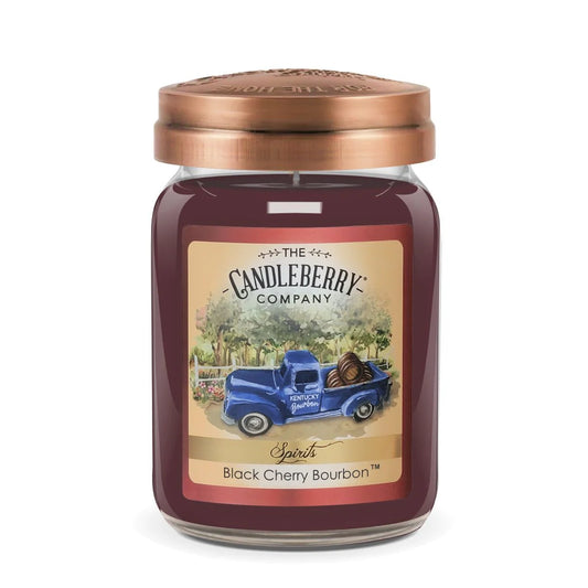 Black Cherry Bourbon Large Jar Candle