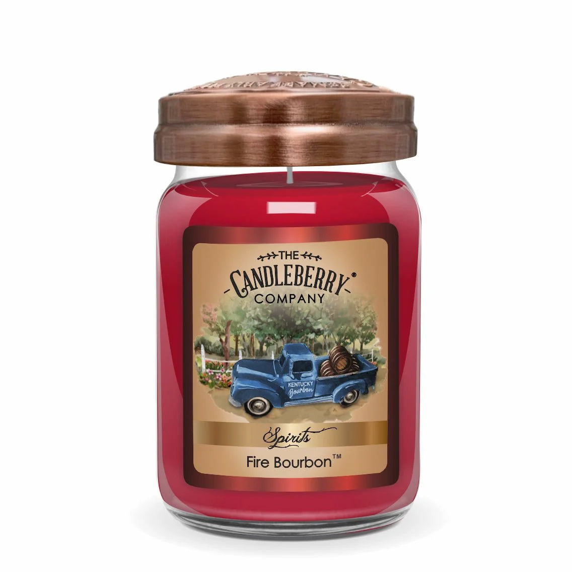 SPIRITS - Fire Bourbon™, Large Jar Candle