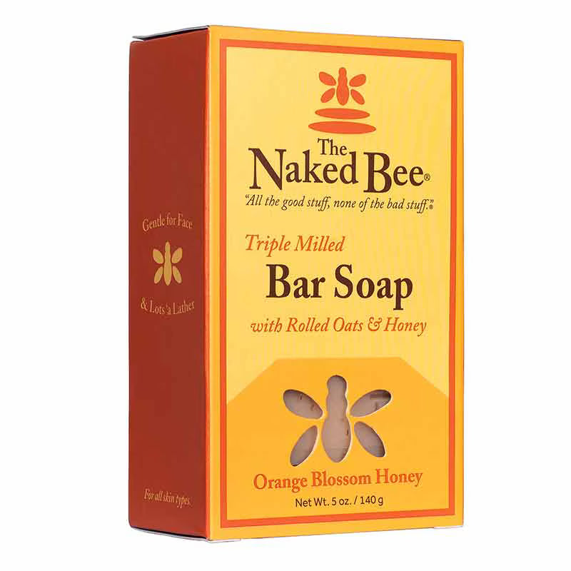 Oatmeal & Honey Triple Milled Soap Bar - Orange Blossom Honey