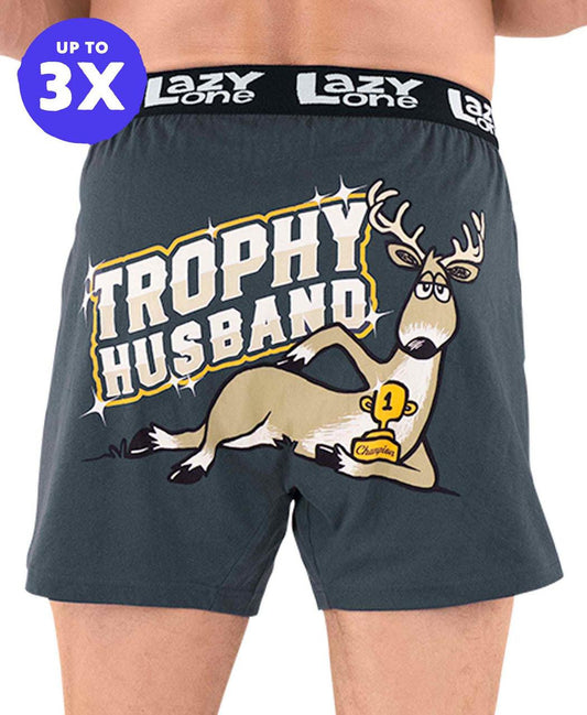 Trophy Husband Dark Blue Boxers