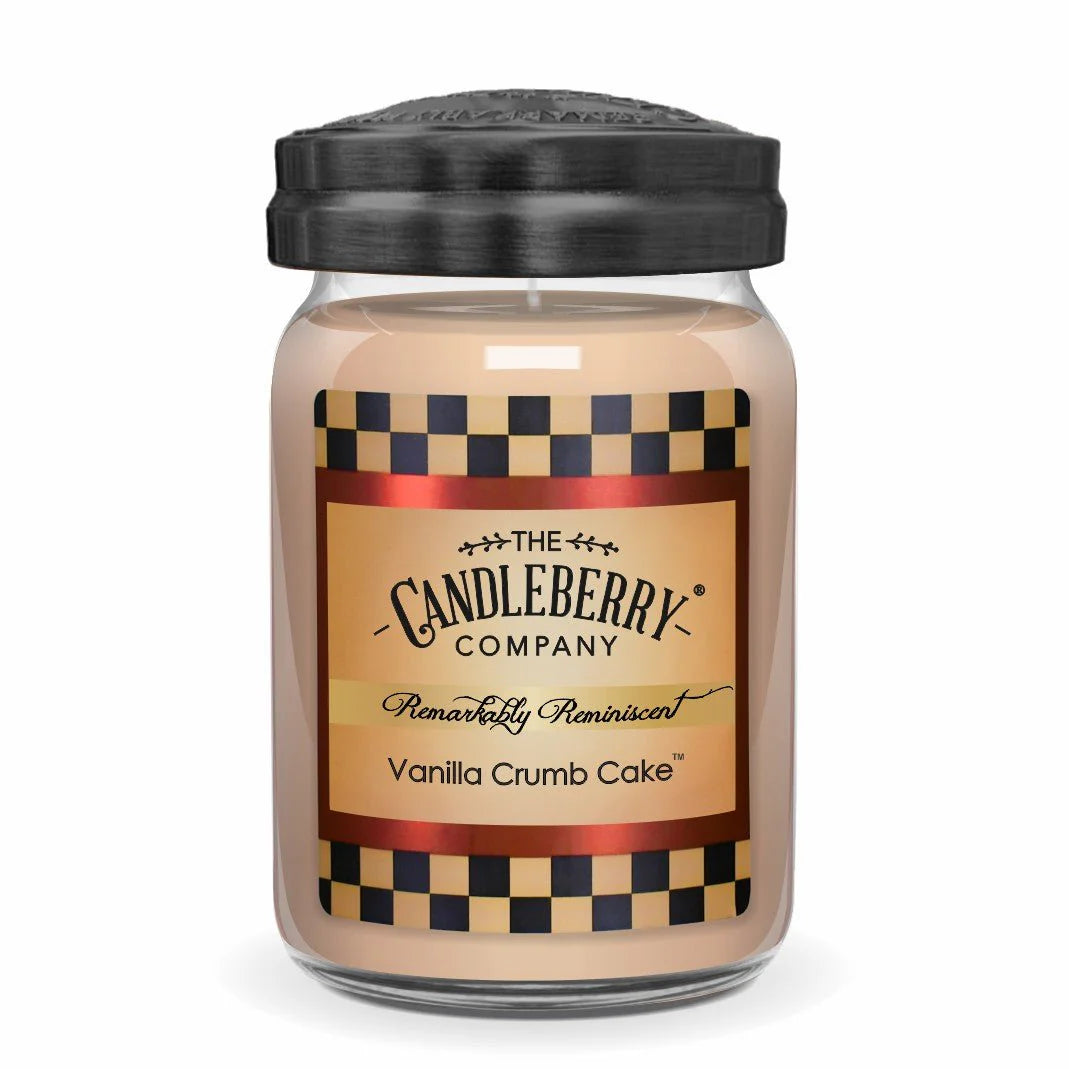 Vanilla Crumb Cake Candleberry Large Jar Candle