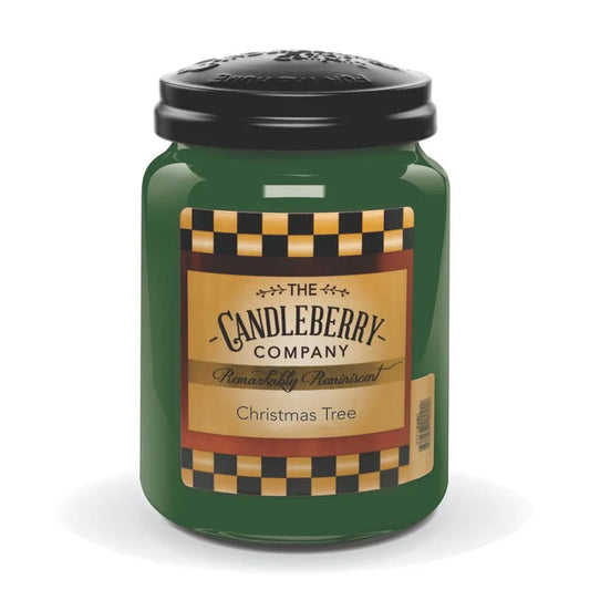 Christmas Tree Candleberry Large Jar Candle