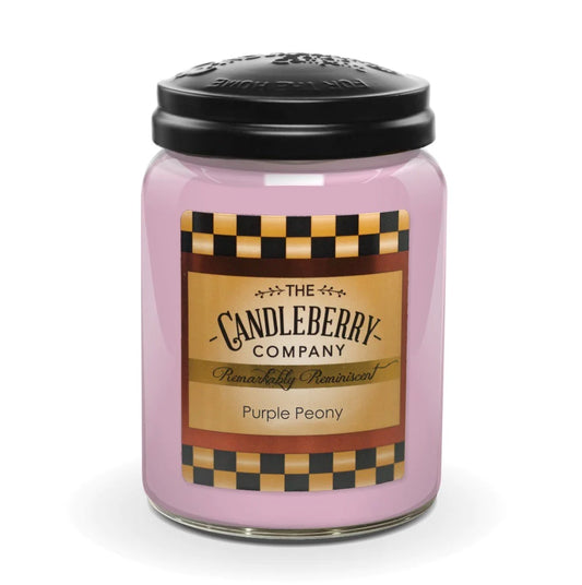 Purple Peony Large Jar Candle